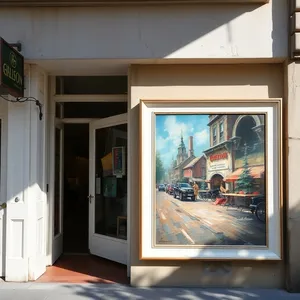 retail store wall art mockup example 3